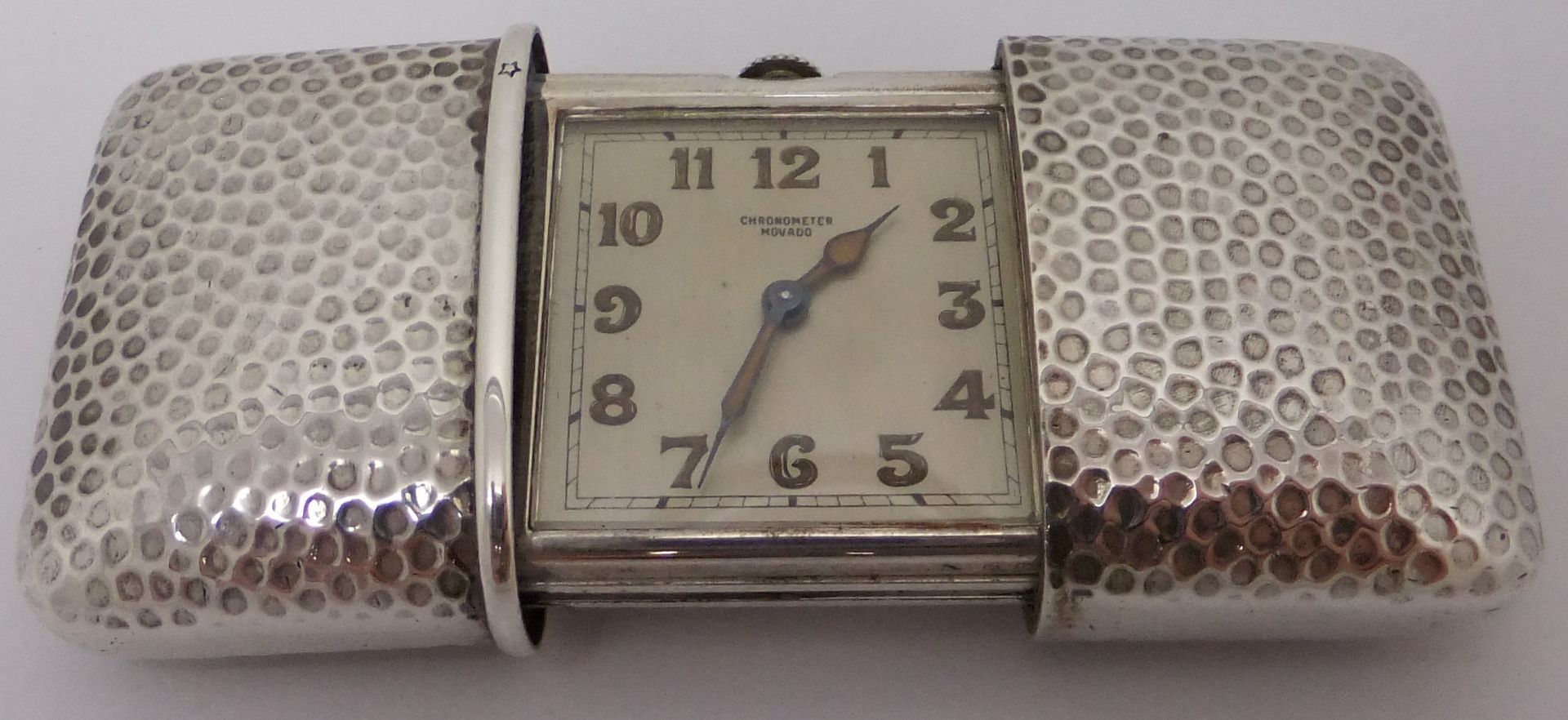 Vintage Movado silver pocket chronometer